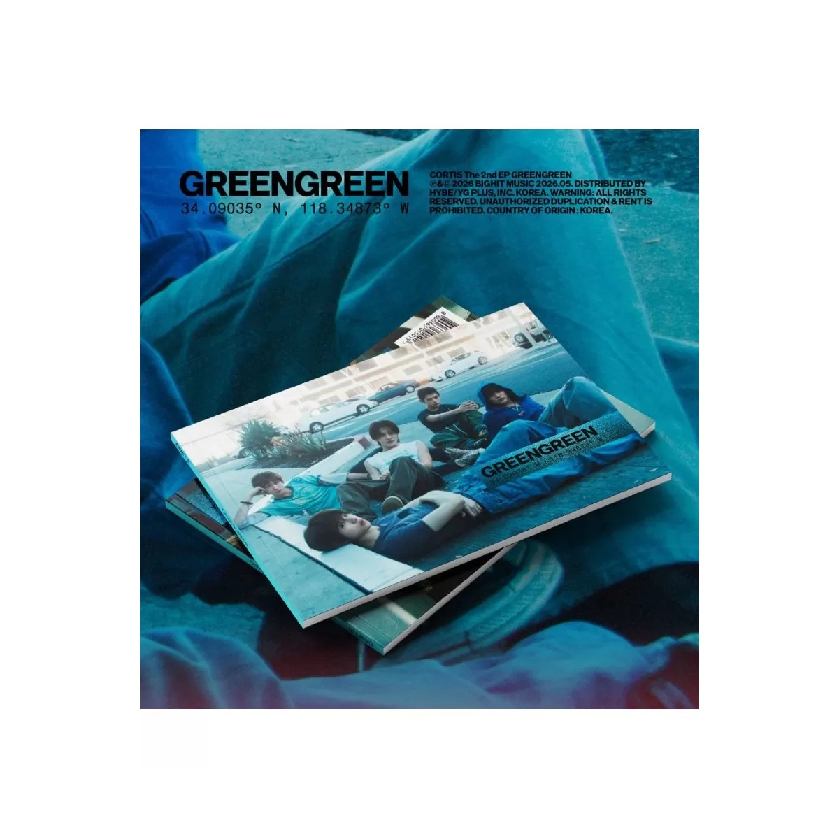 CORTIS GREEN GREEN album (Street Ver.) product artwork