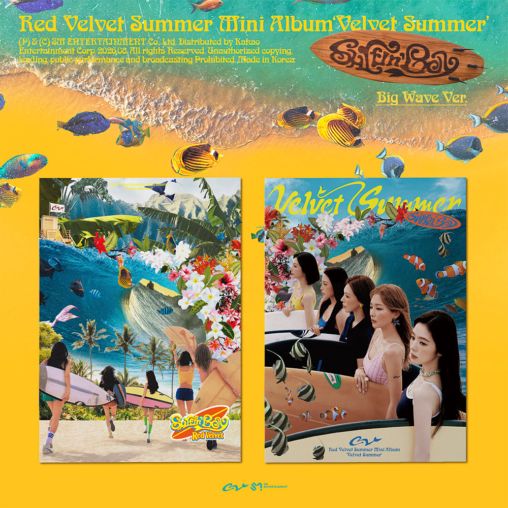 RED VELVET VELVET SUMMER album (High Tide Ver.) product artwork